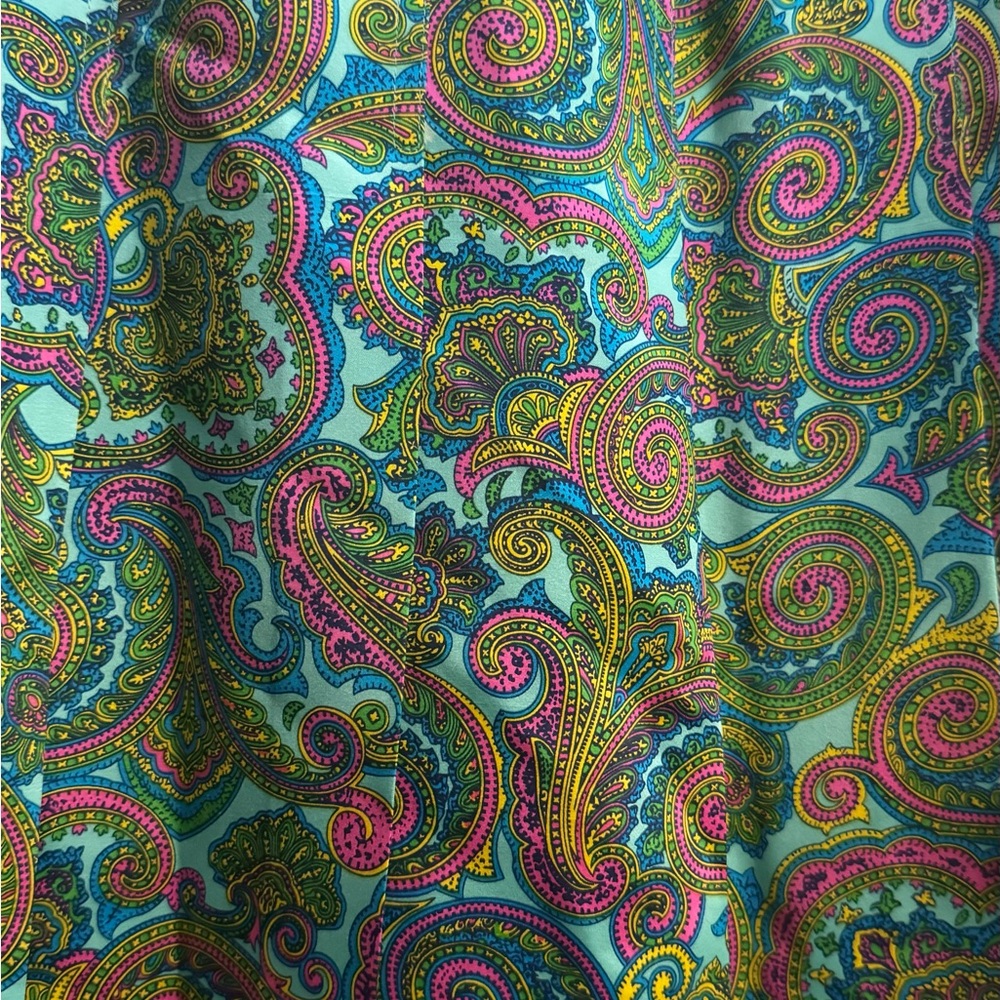 Paisley multi-color skirt